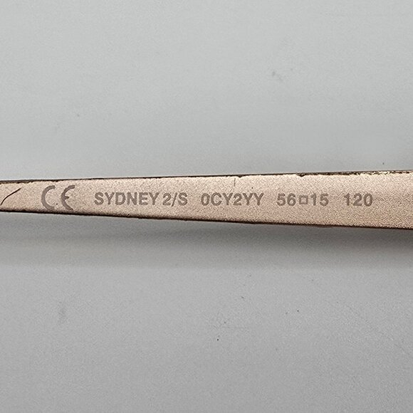 *SOLD*Juicy Couture Sydney 2/S 0CY2YY Gold Brown Sunglasses FRAME ONLY 56-15-120 - Picture 7 of 12